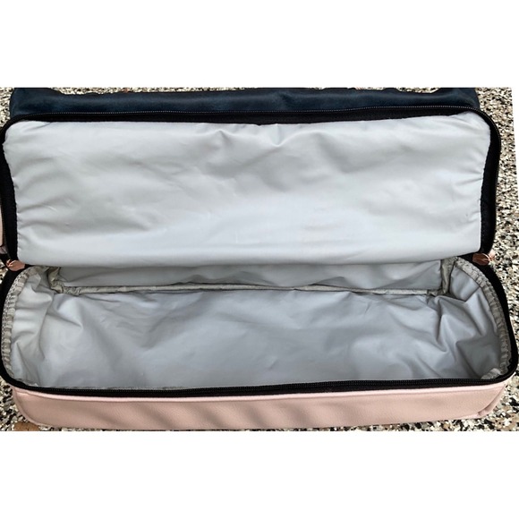 Petunia pickle bottom Pivot Pack indigo‎ blush diaper bag backpack leather vegan - Picture 9 of 16